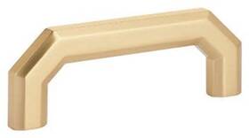 86614us4 Emtek 86614 Riviera 3-1/2 Inch Center To Handle Cabinet Pull - Brass