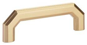 86615us4 Emtek 86615 Riviera 4 Inch Center To Handle Cabinet Pull - Brass