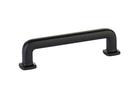 86634us19 Emtek Westridge 4 Inch Handle Cabinet Pull Quantity 5 Flat Black New