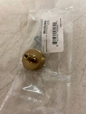86655.cckus4.smkus4 Emtek Satin Brass 1-1/4 Inch Mushroom Knob With Conical Stem