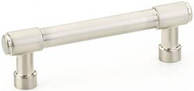 86686us15 Emtek 86686 Jasper 3-1/2 Inch Center To Bar Cabinet Pull - Nickel