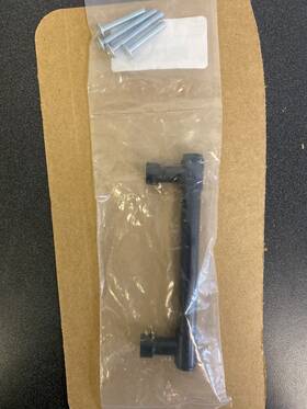 86687us19 Emtek Jasper 4 Inch Center Bar Pull - Industrial Modern Collection