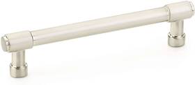 86688us15 Emtek Lot Of 5 - Jasper Cabinet Pull Inch C-c Satin Nickel