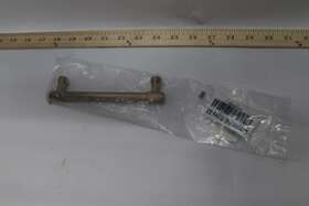 86688us4 Emtek Jasper Industrial Modern Cabinet Pull Satin Brass 5 Inch Ctc