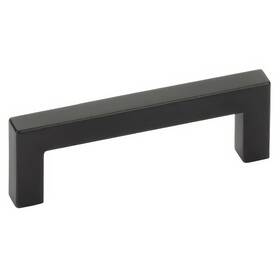 86704us19 Emtek Warwick Cabinet Pull 3 1/2 Inch Flat Black