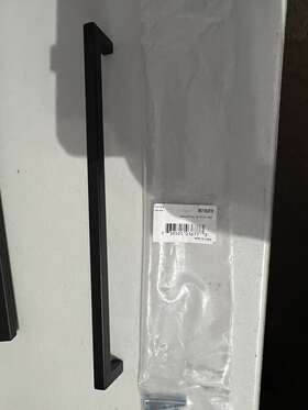86710us19 Emtek Warwick Cabinet Pull Handle 12 Inch Flat Black
