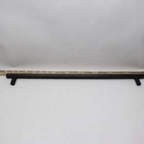 87004us19 Emtek Mod Hex Appliance Pull In Flat Black 18 Inch Center
