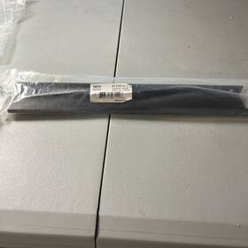 87150us19 Emtek Edge 12 Inch Center To Finger Cabinet Pull - Flat Black
