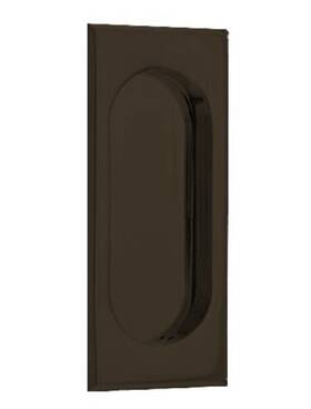 2201db Emtek Rectangular 2 Pack Flush Brass Medium Bronze Pull 4 Inch -