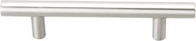 S62005ss Emtek Stainless 5 Inch Center To Bar Cabinet Pull - Steel