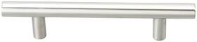 S62007ss Emtek Stainless 8 Inch Center To Bar Cabinet Pull - Steel