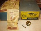 Eo530-4 50s Century Knob 12 Dull Cabinet Brass Amerock Nos Vintage Retro Box Mid