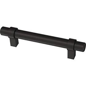 Essentials 3-3/4 In. 96mm Center-to-center Wrapped Matte Black Bar Pull 24-pack