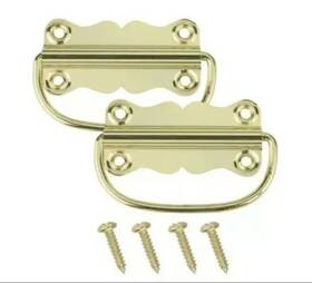 1002316967 Everbilt 2 Inch X 3-1/4 Cabinet Center-to-center Pull 2-pack Bright Brass Finish