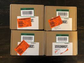 1004280613 Everbilt 3.75 Inch Matte Black Tapered Bow Caninet Pull 10-pack X3 8 Bonus