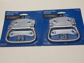 15135 Everbilt 3-1/2 Inch Zinc-plated Storage Chest Handle New Sealed Set Of 2