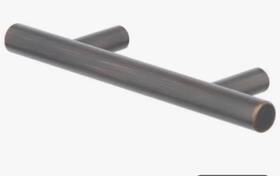 Everbilt 843713102742 Oil Rubbed Bronze Cabinet Pull Stainless Steel 3in Hole Center 25 Pack
