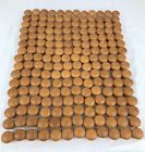 F122a Unbranded Wooden Round Pull Knob Khaki Wardrobe Drawer Single Hole