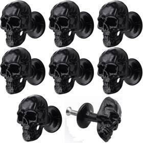 Fanyun 619793561812 8pck Skull Skeleton Cabinets Knobs Single Hole Pull Handle For Drawer Wardrobes