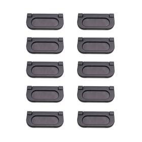 Farboat 793610235961 10pcs Flush Cabinet Pulls Recessed Finger Handles For Closet Cupboard D