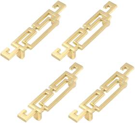 Js06091209 Farboat 4 Pcs Oriental Style Deluxe Pull Handles Cupboard Hardware Go