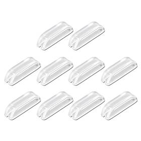Js3946 Farboat 10pcs Acrylic Pull Plastic Handles 30mm/1.2inch Mini Transparent