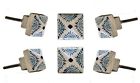 55581031 Fba Trinca Ferro Set Of Kalwara Square Wooden Cabinet Drawer Knobs