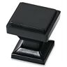 Shkm002-blk-5  Fba Southern Hills Square Black Cabinet Knobs Pack Of 740671693384