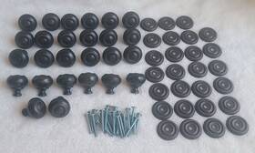 16885 Fixturedisplays Furniture Hardware Cabinet Drawer Pull Knobs Plates 26 Oil Rubbed Bronze Lowes