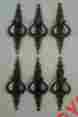 Fo-3578 Knocker Style National Lock Company Vtg Brass Mission Cabinet Knockers Dresser Pull Handle 6