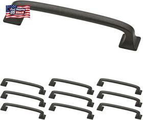 Franklin Brass 445007894802 10-pack Soft Iron Cabinet Handles 4 Inch Hole Center Pulls