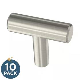 Franklin Brass 445036923924 10-pack Simple Bar 1-1/4 Inch 32 Mm Modern T-shaped Cabinet Knobs
