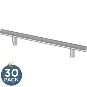 Franklin Brass 744110561708 30-pack Simple Bar 5-1/16 Inch 128 Mm Modern Cabinet Drawer Pulls In Stainless