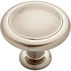 Franklin Brass 885785065242 Round Ringed Cabinet Knob Satin Nickel 1-1/4 In 32 Mm Dresser Drawer Pull