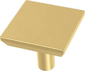 Franklin Brass 885785850725 Simple Chamfered Square Kitchen Cabinet Knobs Drawer 1-1/8