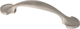 Franklin Brass 885785860892 Half Round Spoon Foot 10-pack Cabinet Handles 3 Inch Hole To Satin Nickel