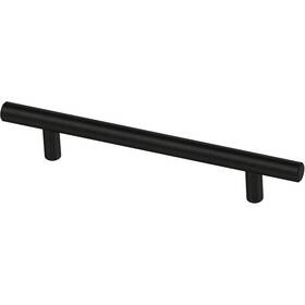 Franklin Brass 885785865200 Solid Bar 5-pack Cabinet Handles 5-1/16ft Hole Center Matte Black Kitchen Dr