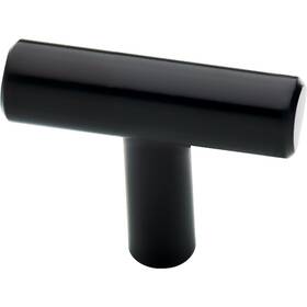 Franklin Brass 885785871720 Simple Bar 10-pack Cabinet Knobs Matte Black Hardware For Kitchen Drawer P