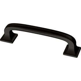Franklin Brass 885785875261 Lombard 5-pack Cabinet Handles 3ft Hole Center Matte Black Kitchen Drawer Pu