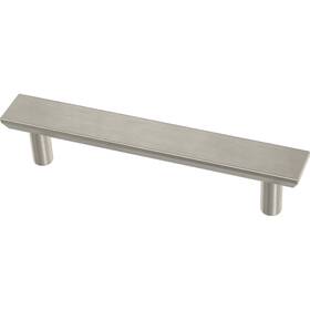 Franklin Brass 885785875360 Simple Chamfered 5-pack Cabinet Handles 3-3/4 Inch Hole To Satin Nickel Ki