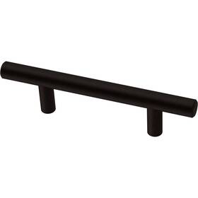 Franklin Brass Bar076z-fb-b 10 Pack Matte Black Cabinet Handles 3 Inch Hole Center Modern Pulls