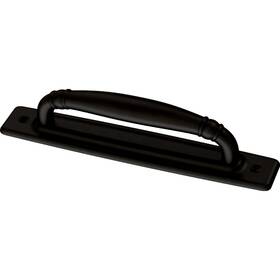 P28197k-fb-b Franklin Brass Iron Craft 5-pack Cabinet Handles 4 Inch Hole Center Matte Black Kitchen Pulls
