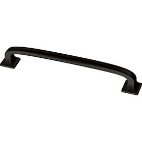P29614k-fb-b Franklin Brass Lombard 5-pack Cabinet Handles 5-1/16ft Hole Center Matte Black Kitchen Draw