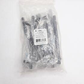 P46642k-fb-b Franklin Brass 10-pk Modern Cabinet Drawer Pulls Matte Black 5-1/16