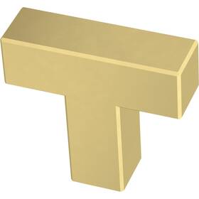 P46678k-523-b3 Franklin Brass Simple Modern Square 30-pack Cabinet Knobs Satin Gold Handle