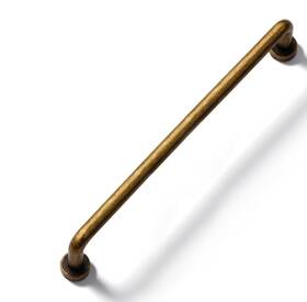 Furfitt 749877421029 10 Pack 6.3 Inch Hole Center Antique Brass Cabinet Pulls Kitchen Hardware