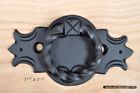 221134 Furniture Mexican Rustic Lot 2 Forged Pulls Cabinet Hand Iron -