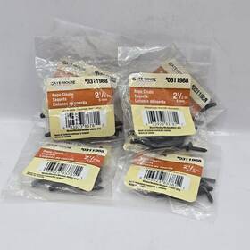 0311988 Gatehouse 8 Packs Small Oil-rubbed Bronze Rope Cleats 2.5 Inch #0311988