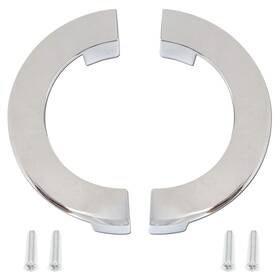 Zy03171212 Geesatis 2 Pcs Silver Semi-circular Pull Handle Semicircle Cabinet Wardrobe Door Drawe