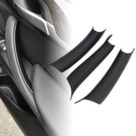Gelunxin 751717306281 Door Pull Handle Covers Compatible With Bmw X5 Series F15/f85 2014-2018 Black